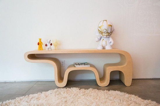 北极熊形创意桌子设计