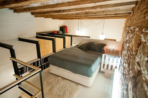 西班牙自然风长形公寓 小空间大利用