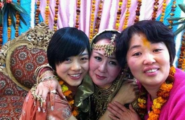 中国美女远嫁印度的幸福生活 晒奢华婚房