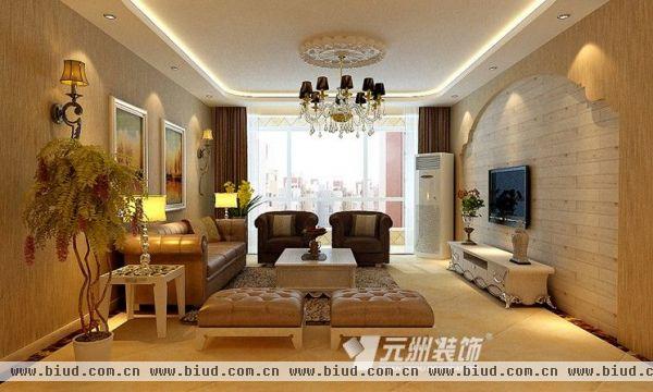 北京风景-二居室-120平米-装修设计