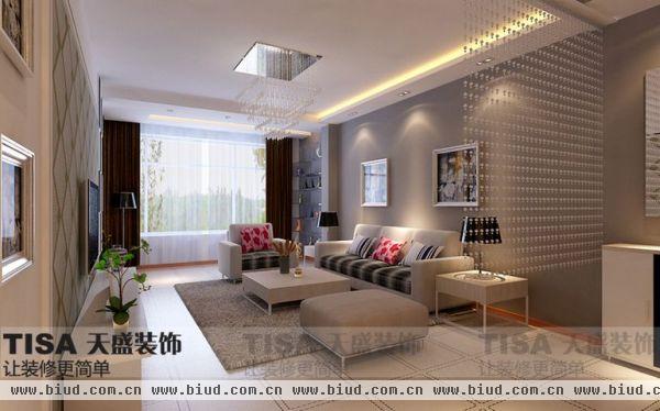 北京风景-三居室-110平米-装修设计