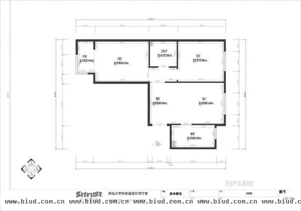 金隅泰和园-二居室-75平米-装修设计