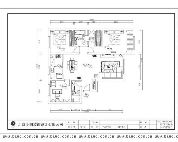 金隅万科城-三居室-120平米-装修设计