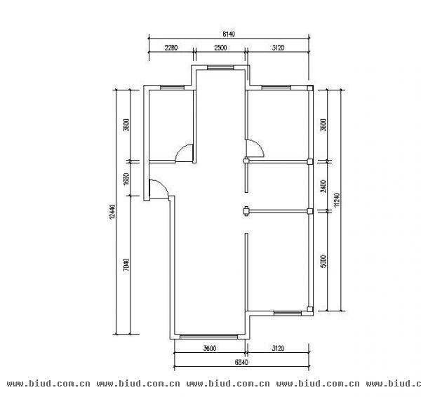 太阳新城-三居室-125平米-装修设计