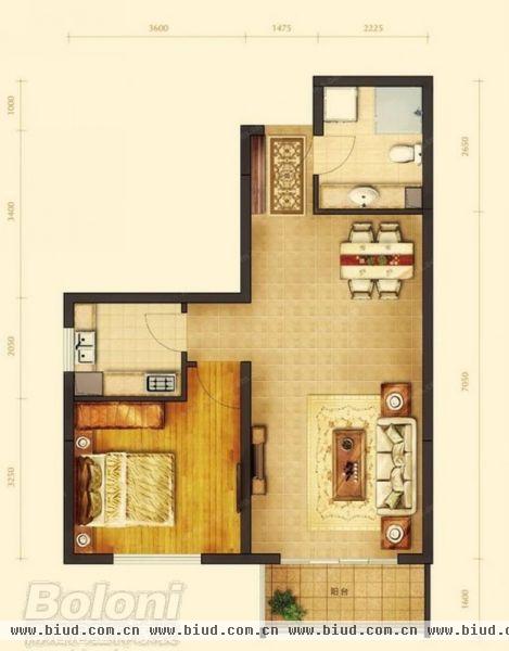 玺源台-一居室-76平米-装修设计
