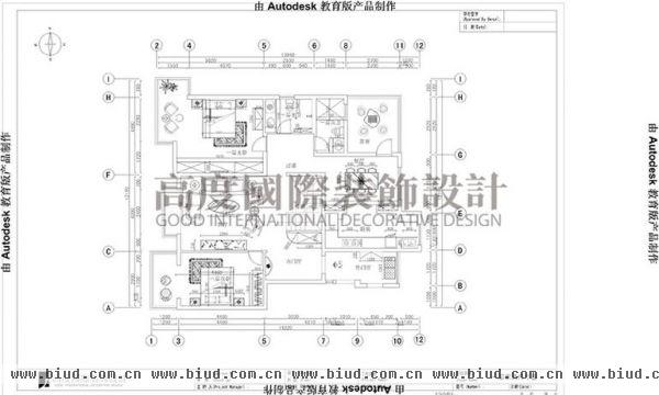 中景江山赋-五居室-200平米-装修设计
