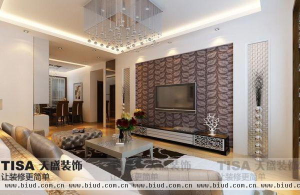 北京华贸城-二居室-90平米-装修设计