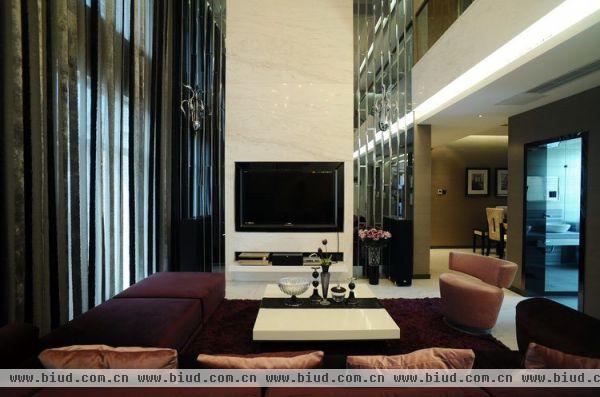 北京华贸城-三居室-200平米-装修设计