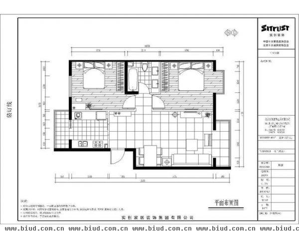 北潞尚界-二居室-90平米-装修设计