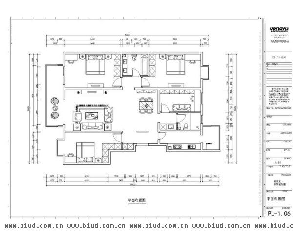 翠林漫步-二居室-120平米-装修设计