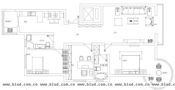 凤河·孔雀城-三居室-133平米-装修设计