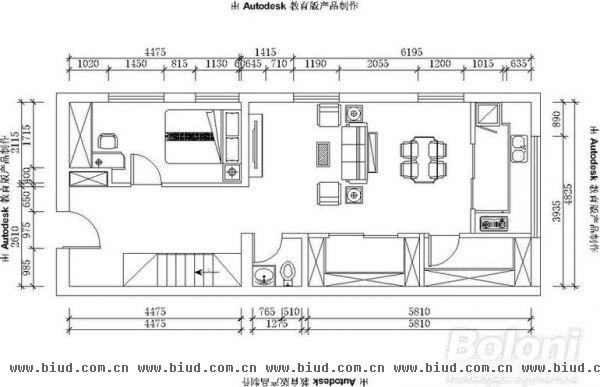 建外SOHO西区-三居室-120平米-装修设计