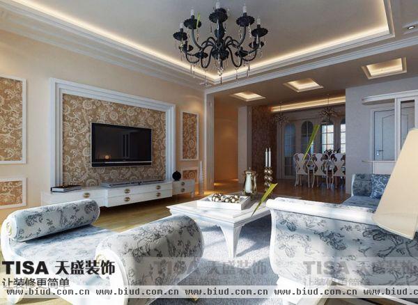 京贸国际城-二居室-88平米-装修设计