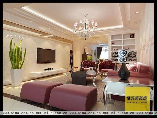 金融街·金色漫香苑-三居室-140平米-装修设计