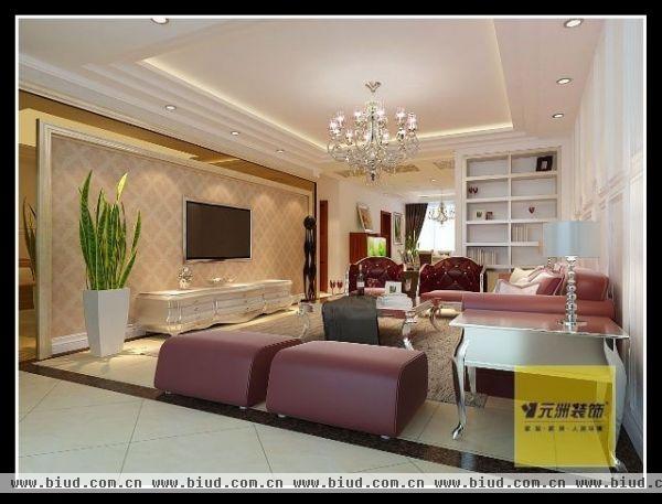 金融街·金色漫香苑-三居室-140平米-装修设计
