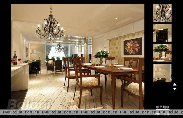 金融街·金色漫香苑-二居室-90平米-装修设计