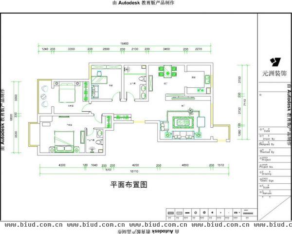 上林世家-四居室-160平米-装修设计
