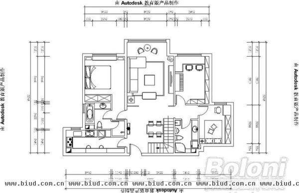 世佳别墅-五居室-190平米-装修设计