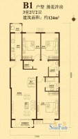 金融街·金色漫香郡-二居室-88平米-装修设计