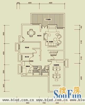 北辰香麓-三居室-110平米-装修设计