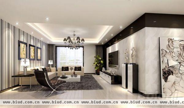 北京城建·红木林-三居室-124平米-装修设计