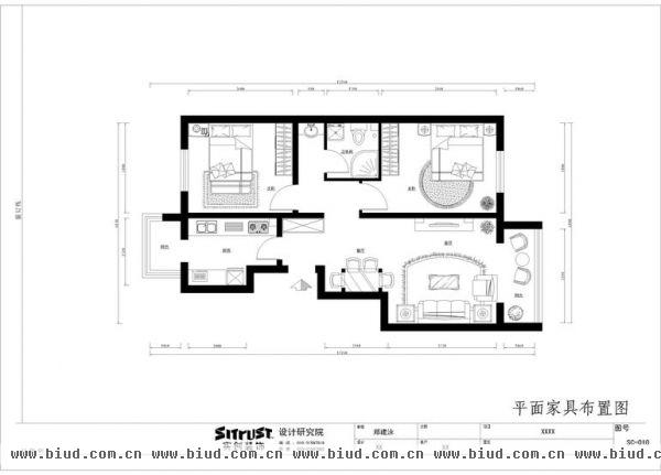 林萃西里-二居室-84平米-装修设计