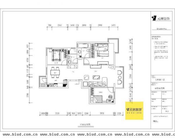 上林溪-三居室-118平米-装修设计
