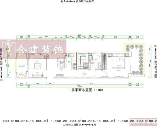 首邑溪谷-三居室-65平米-装修设计