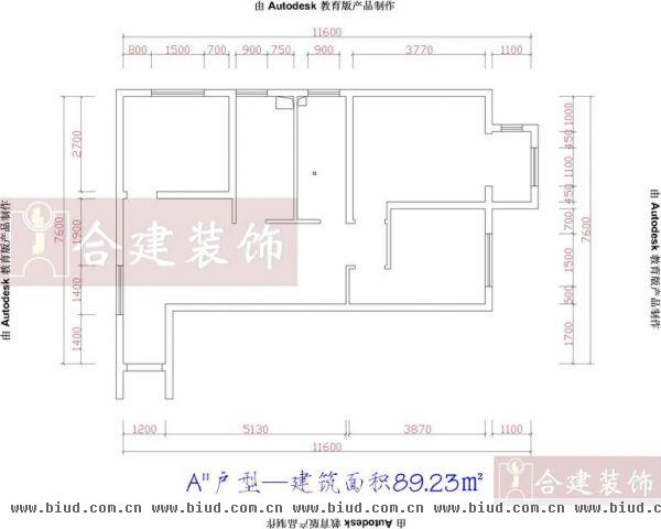 中信府·世家-三居室-90平米-装修设计