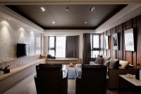 北京风景-三居室-150平米-装修设计