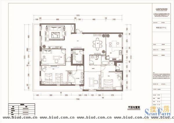 The house专家国际花园-四居室-210平米-装修设计