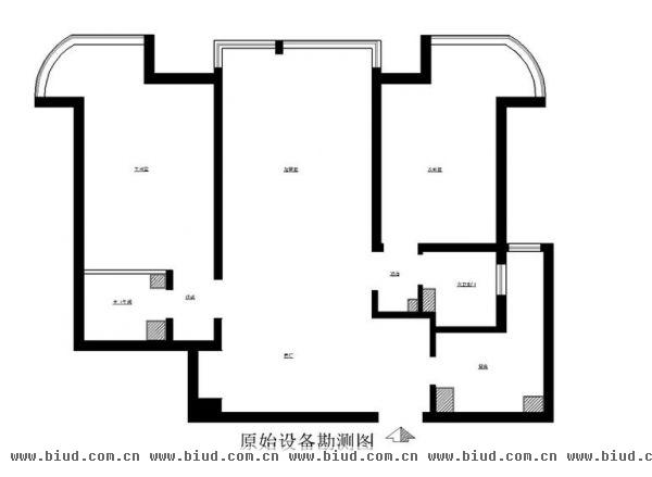 金都杭城-二居室-108平米-装修设计