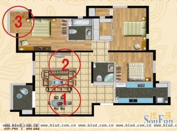 金融街·金色漫香林138平-三居室-138平米-装修设计