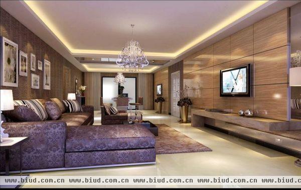 北京华贸城-三居室-155平米-装修设计