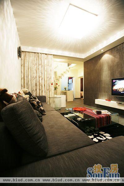 大悦公寓-三居室-76平米-装修设计