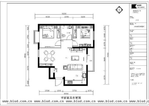 中信城-二居室-80平米-装修设计