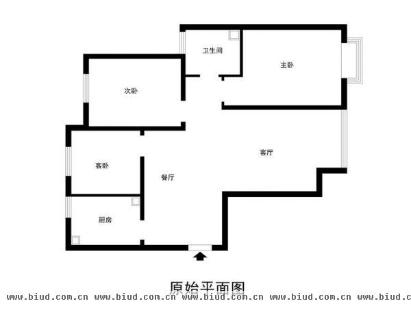 潮白星光公馆-三居室-102平米-装修设计