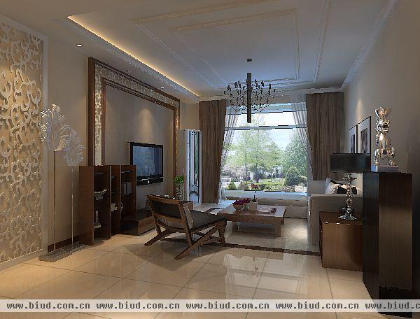 东亚马赛MINI公馆-三居室-104平米-装修设计
