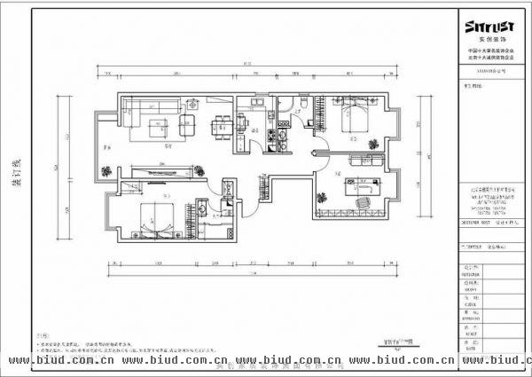 博世祥园-三居室-130平米-装修设计
