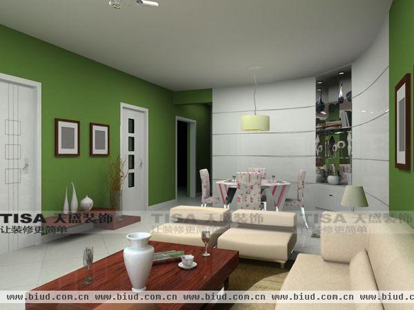 鸿坤罗纳河谷-三居室-130平米-装修设计
