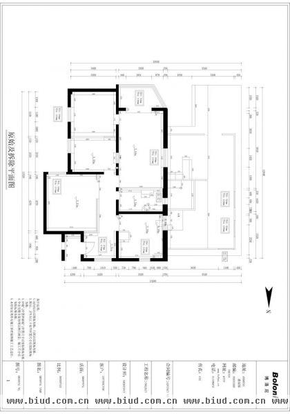 潘家园小区-三居室-120平米-装修设计