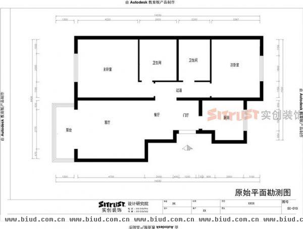 中国铁建·北京山语城-二居室-106平米-装修设计