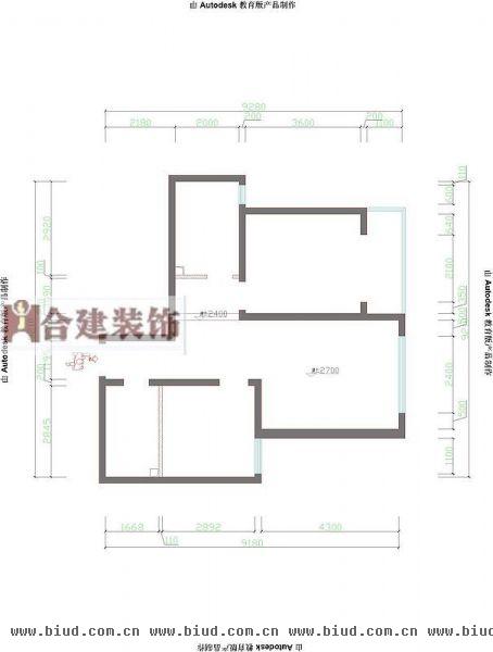 中国铁建·梧桐苑-二居室-80平米-装修设计