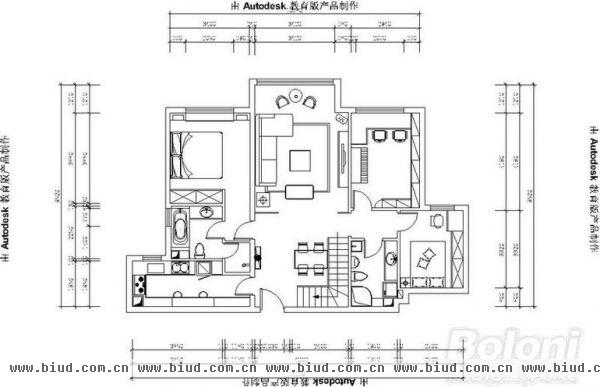 北美家苑-五居室-190平米-装修设计