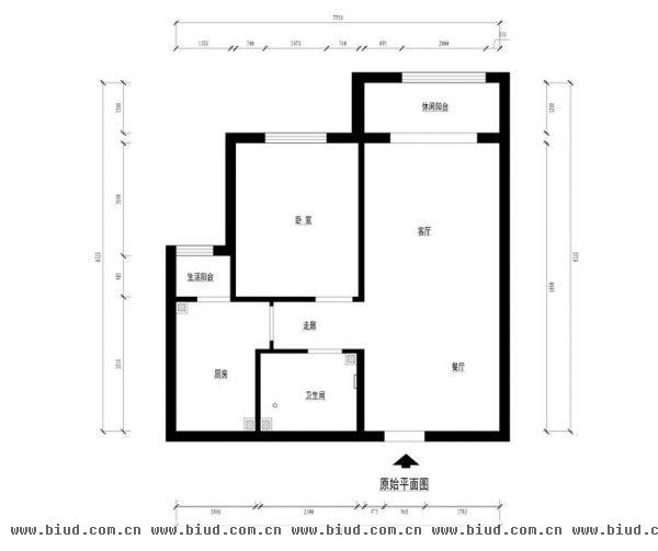 上庄馨瑞嘉园-一居室-74平米-装修设计