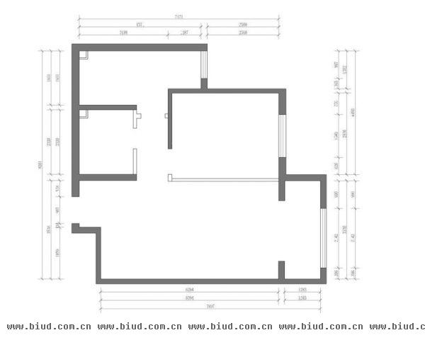 上庄馨瑞嘉园-一居室-70平米-装修设计