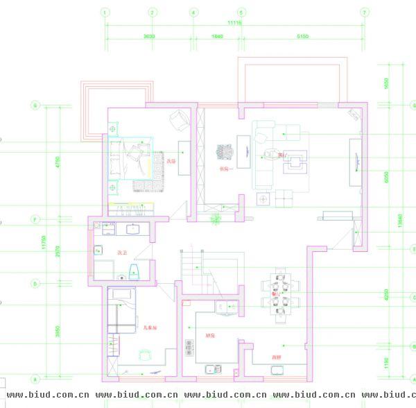良乡桃园小区-四居室-270平米-装修设计