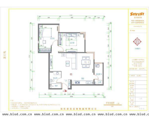 三环新城二期-二居室-89平米-装修设计