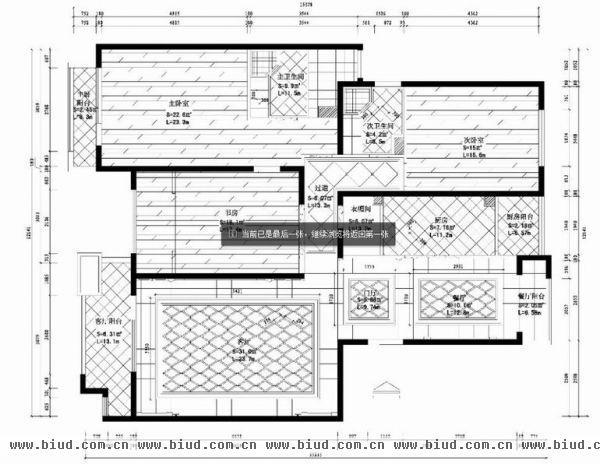 西山华府-三居室-180平米-装修设计