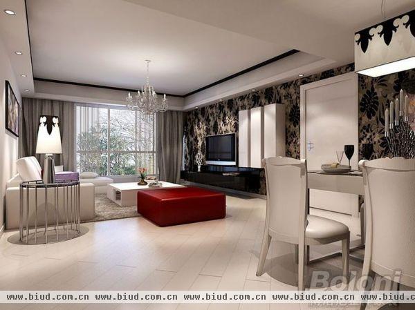 北京城建·红木林-二居室-100平米-装修设计